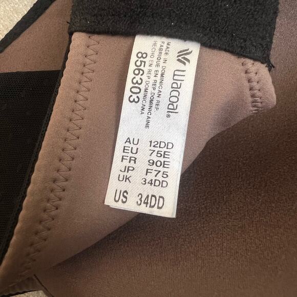 NWOT Wacoal Women's Black Back Appeal® Wire Free T-Shirt Bra 856303 – 34DD - Picture 5 of 5